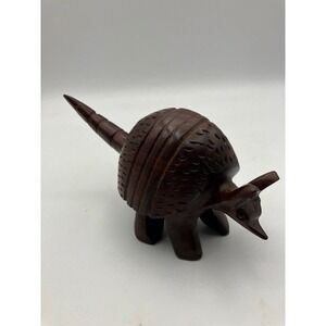 Handcarved Ironwood  Armadillo Figurine Animal Sculpture Southwest/Nature Decor